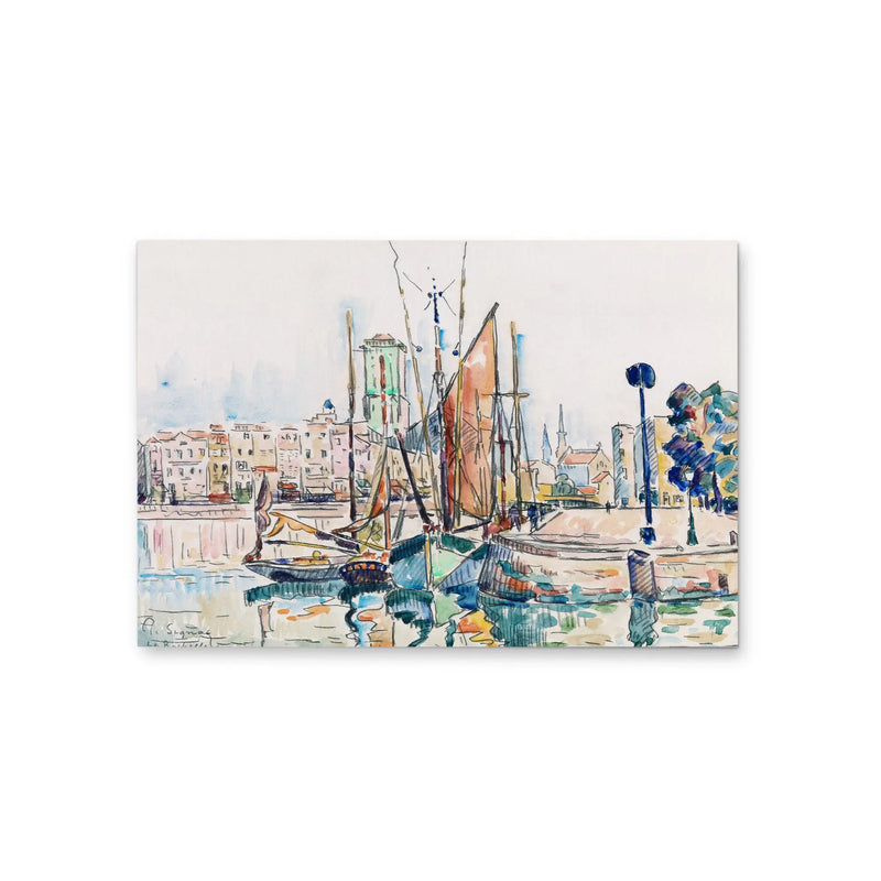 La Rochelle (1911) 2  by Paul Signac- Stretched Canvas Print or Framed Fine Art Print I Heart Wall Art Australia 