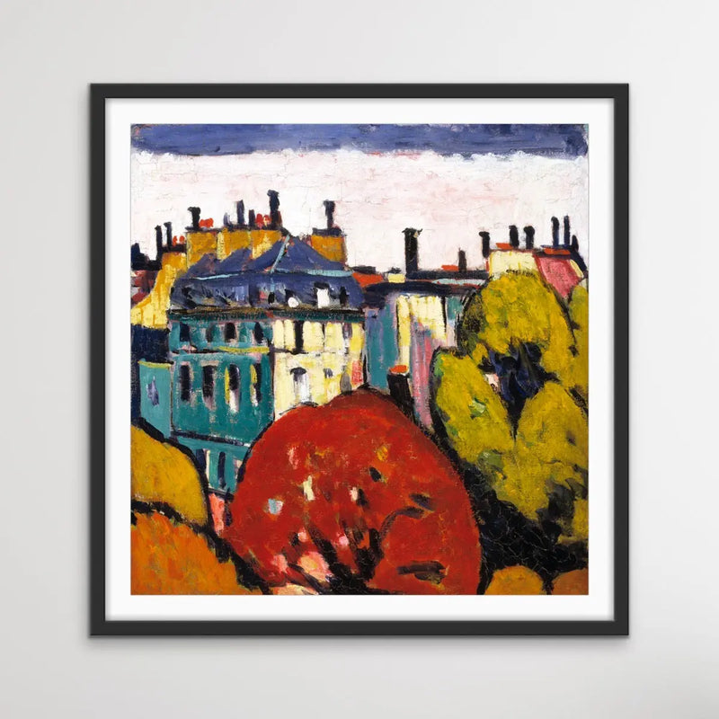 Landscape, Paris (1912–1914) by Henry Lyman Sayen - I Heart Wall Art
