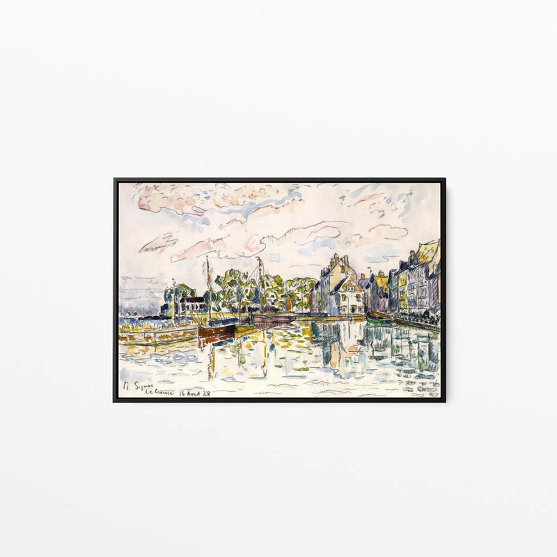 Le Croisic (1928)  by Paul Signac- Stretched Canvas Print or Framed Fine Art Print - Artwork I Heart Wall Art Australia 