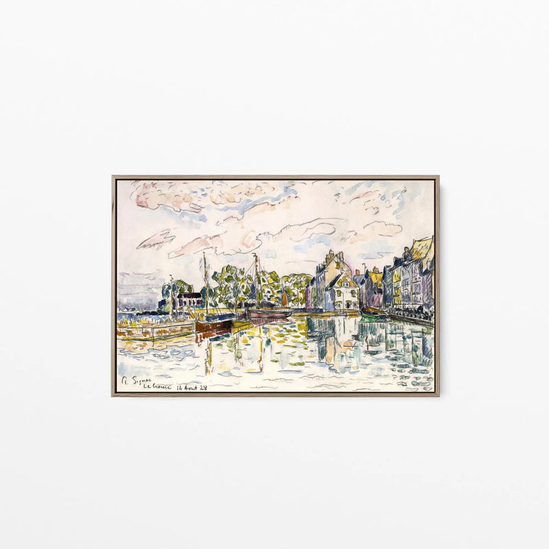 Le Croisic (1928)  by Paul Signac- Stretched Canvas Print or Framed Fine Art Print - Artwork I Heart Wall Art Australia 