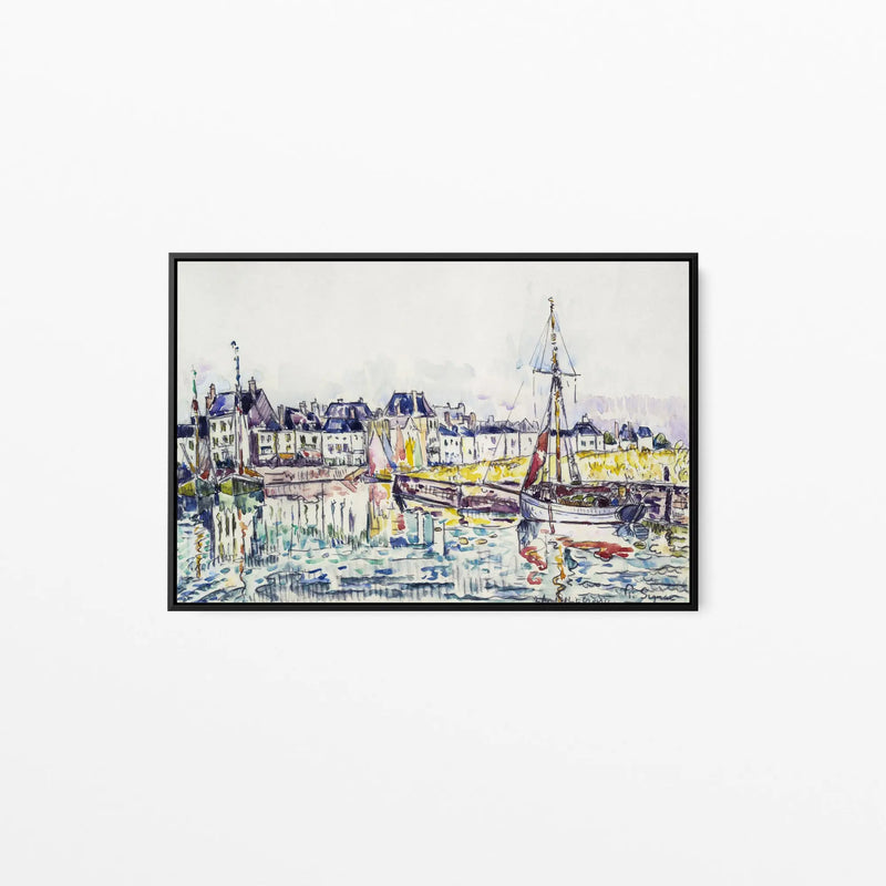 Le Croisic (1928) by Paul Signac - Stretched Canvas Print or Framed Fine Art Print - Artwork I Heart Wall Art Australia 