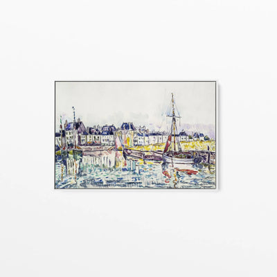 Le Croisic (1928) by Paul Signac - Stretched Canvas Print or Framed Fine Art Print - Artwork I Heart Wall Art Australia 