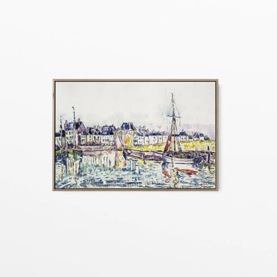 Le Croisic (1928) by Paul Signac - Stretched Canvas Print or Framed Fine Art Print - Artwork I Heart Wall Art Australia 