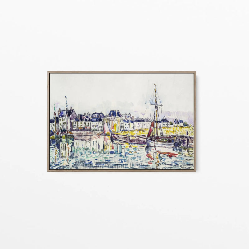 Le Croisic (1928) by Paul Signac - Stretched Canvas Print or Framed Fine Art Print - Artwork I Heart Wall Art Australia 