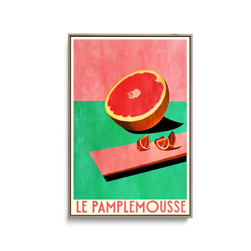Le Pamlemousse by Bo Anderson - Stretched Canvas Print or Framed Fine Art Print - Artwork I Heart Wall Art Australia 