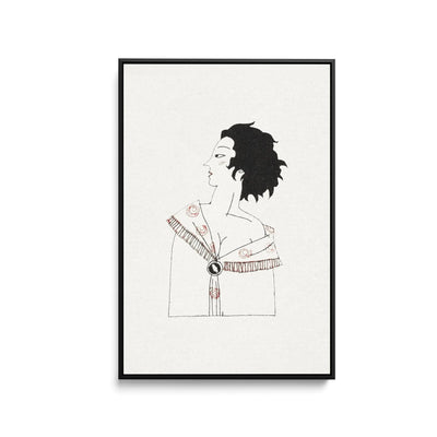 Les Gorgerettes (1922) by Charles Martin - Stretched Canvas Print or Framed Fine Art Print - Artwork I Heart Wall Art Australia 