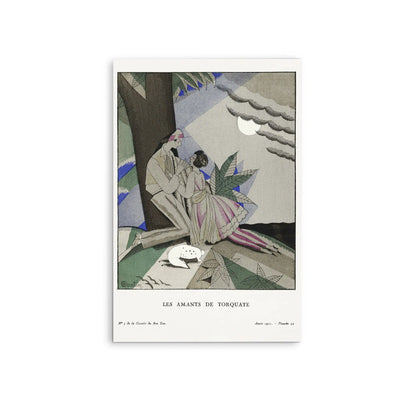 Les amants de torquate (1921)  by Charles Martin- Stretched Canvas Print or Framed Fine Art Print I Heart Wall Art Australia 