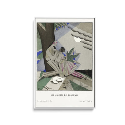 Les amants de torquate (1921)  by Charles Martin- Stretched Canvas Print or Framed Fine Art Print I Heart Wall Art Australia 