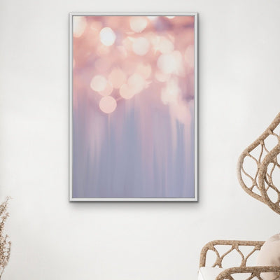 Light Show  -Pastel Abstract Stretched Canvas Wall Art - I Heart Wall Art
