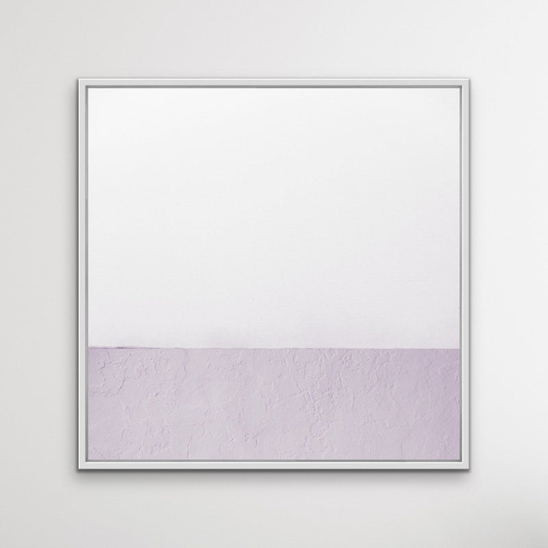 Lilac Horizons - Square Abstract Lilac Purple Geometric Wall Art Canvas Print I Heart Wall Art Australia 