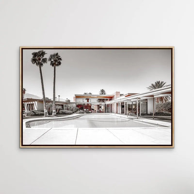 Lunch At Sinatra's House In Copper Tones - Photographic Print in Mid Century Style - Mid Century Wall Art - I Heart Wall Art