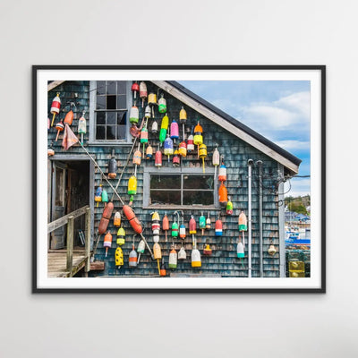 Maine Fishing Shack - Hamptons and Coastal Style Photographic Print - I Heart Wall Art