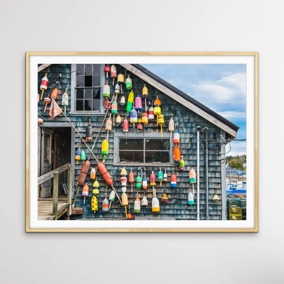 Maine Fishing Shack - Hamptons and Coastal Style Photographic Print - I Heart Wall Art