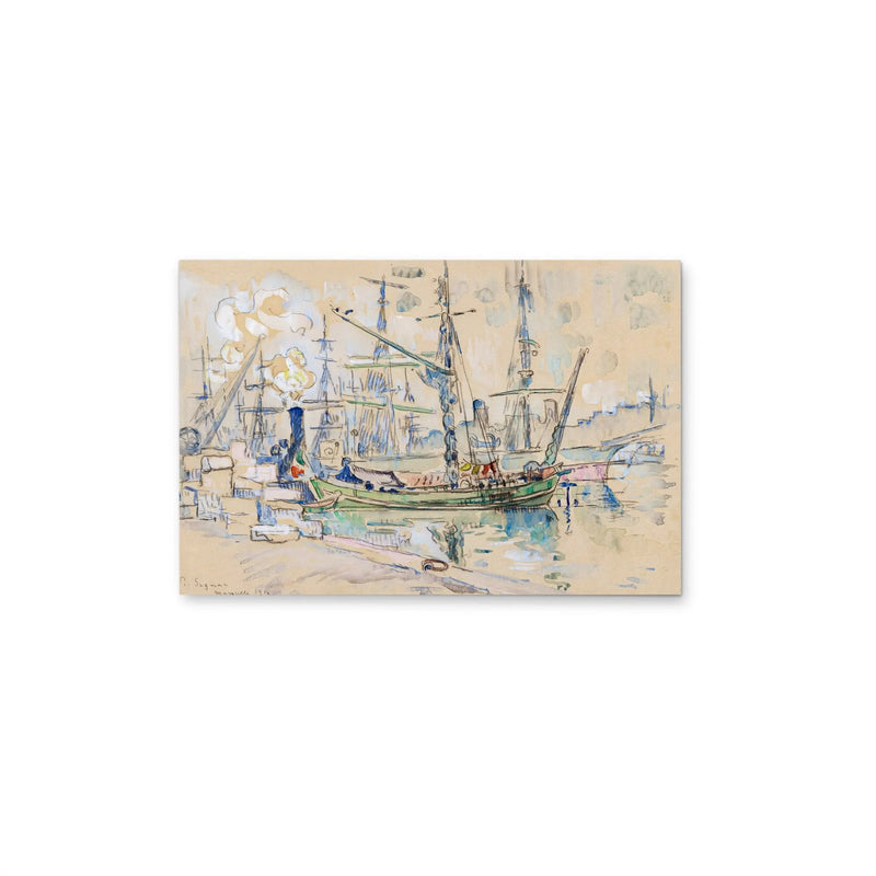 Marseille (1911) by  Paul Signac - Stretched Canvas Print or Framed Fine Art Print - Artwork I Heart Wall Art Australia 