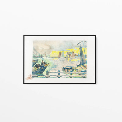 Marseille (1912) by  Paul Signac - Stretched Canvas Print or Framed Fine Art Print - Artwork I Heart Wall Art Australia 