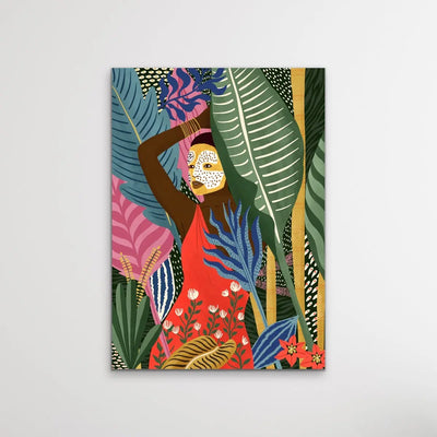 Mask- Colourful Contemporary Yellow Portugal Illustration By Maja Tomljanovic I Heart Wall Art Australia 