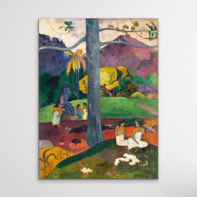 Mata Mua (Once Upon a Time) (1892) by Paul Gauguin - Classic Canvas or Art Print I Heart Wall Art Australia 