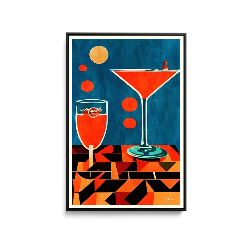 Midnight In Napoli by Bo Anderson - Stretched Canvas Print or Framed Fine Art Print - Artwork I Heart Wall Art Australia 