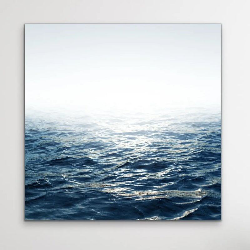Moonlit Ocean - Hamptons Water Coastal Print on Canvas - I Heart Wall Art