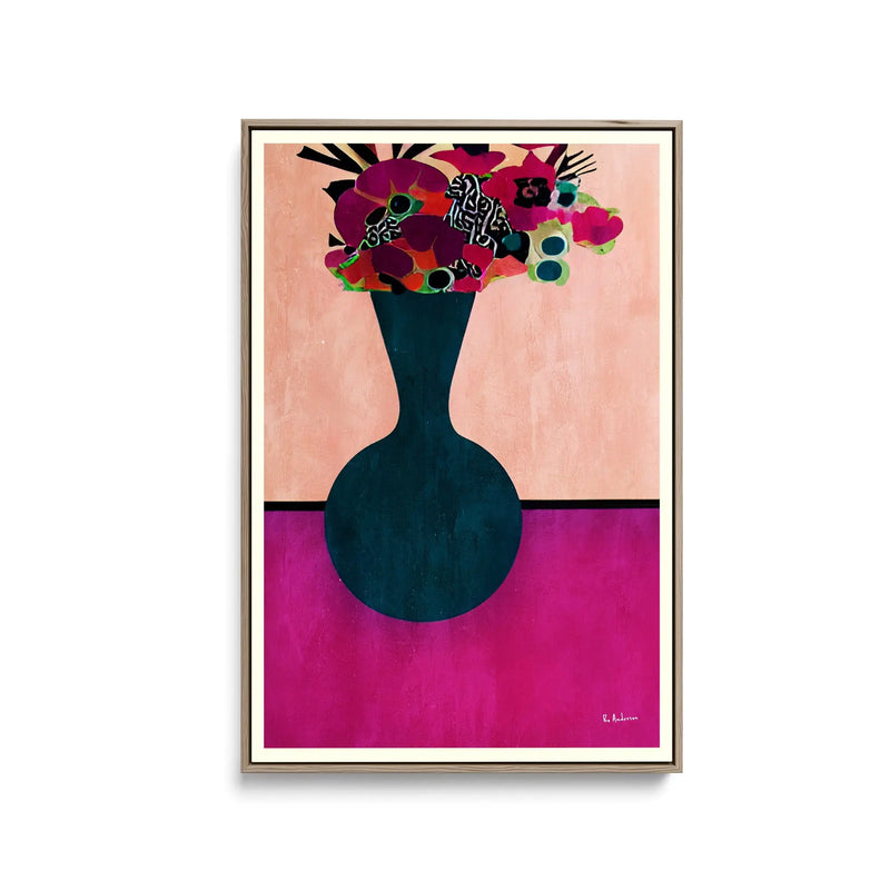 My Little Flowers by Bo Anderson - Stretched Canvas Print or Framed Fine Art Print - Artwork I Heart Wall Art Australia 