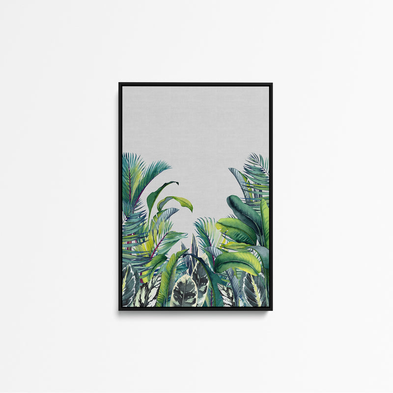 My Tropical View - Jungle Garden Print with Plants Canvas and Art Print - I Heart Wall Art
