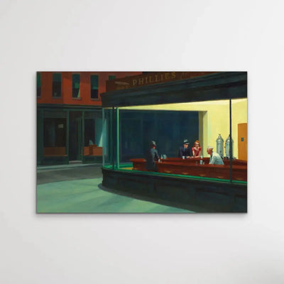 Nighthawks 1942 by Edward Hopper - Mid Century Art Print I Heart Wall Art Australia 