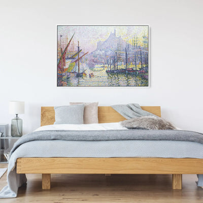 Notre Dame de la Garde by Paul Signac- Stretched Canvas Print or Framed Fine Art Print I Heart Wall Art Australia 