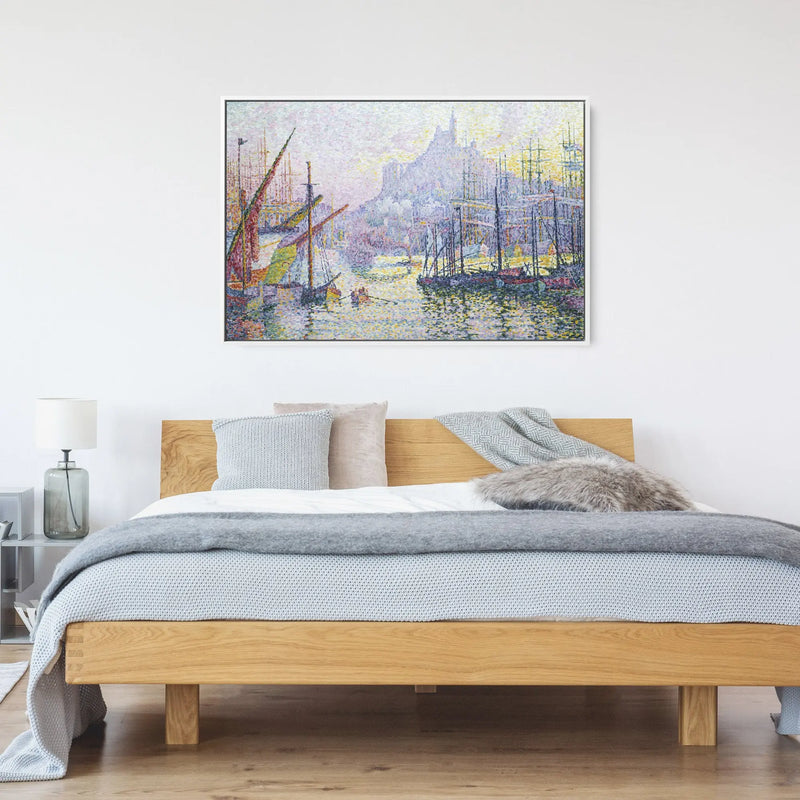 Notre Dame de la Garde by Paul Signac- Stretched Canvas Print or Framed Fine Art Print I Heart Wall Art Australia 