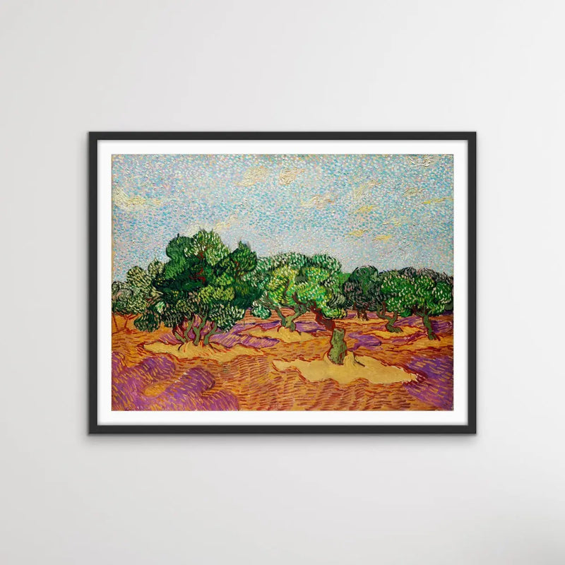 Olive Trees by Vincent Van Gogh - Print Of The Original Artwork - I Heart Wall Art