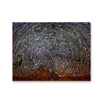 Outback Sky - Outback Starry Night Spotty Circle Print Canvas or Abstract Art I Heart Wall Art Australia 
