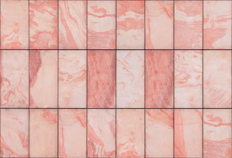 Pink Marble Block Wallpaper I Heart Wall Art Australia 