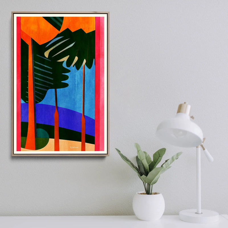 PolyneIsie FrancIsaise, 1921 by Bo Anderson - Stretched Canvas Print or Framed Fine Art Print - Artwork I Heart Wall Art Australia 