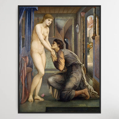 Pygmalion and the Image - The Soul Attains (1878) by Sir Edward BurneJones I Heart Wall Art Australia 