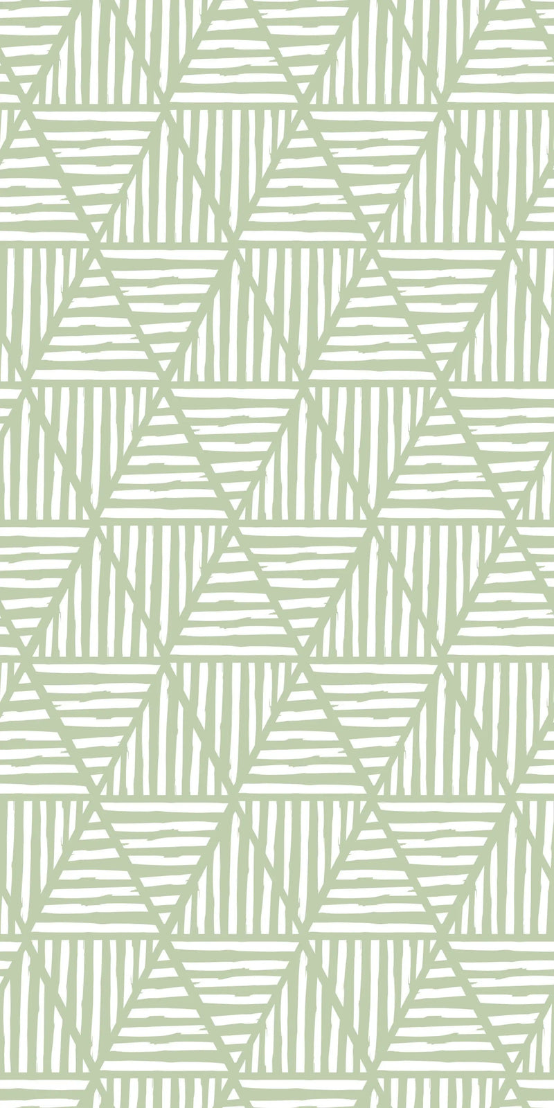 Pyramids In Green - Peel and Stick Removable Wallpaper I Heart Wall Art Australia 
