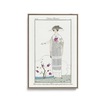 Robe en linon (1912) by Charles Martin- Stretched Canvas Print or Framed Fine Art Print I Heart Wall Art Australia 