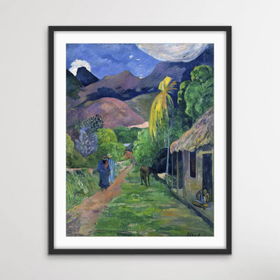 Rue De Tahiti by Paul Gauguin - Classic Canvas or Art Print I Heart Wall Art Australia 