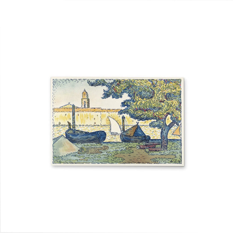 Saint–Tropez (The Port of St. Tropez) by Paul Signac- Stretched Canvas Print or Framed Fine Art Print I Heart Wall Art Australia 