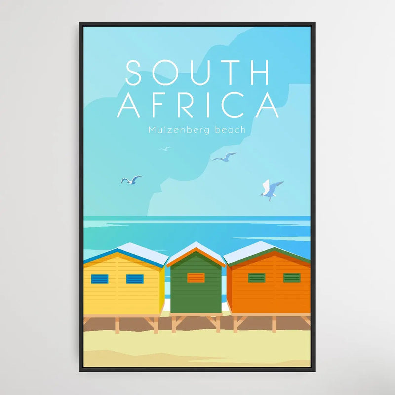South Africa - Vintage Style Travel Print - I Heart Wall Art