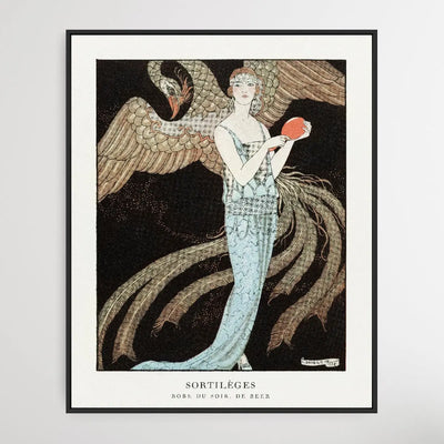 Spells Evening dress (1922) by George Barbier I Heart Wall Art Australia 