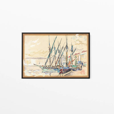 St. Tropez (1906) by Paul Signac- Stretched Canvas Print or Framed Fine Art Print - Artwork I Heart Wall Art Australia 