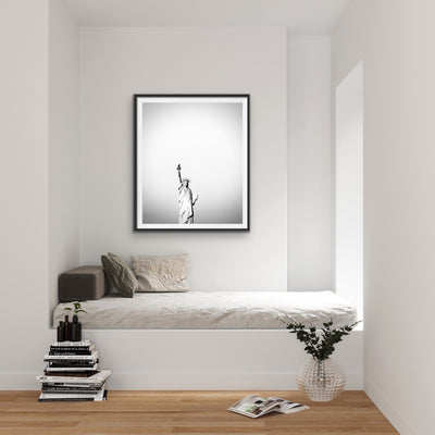 Statue of Liberty Black And White Photographic Art Print - I Heart Wall Art