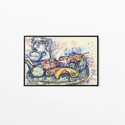 Still Life with Jug by Paul Signac - Stretched Canvas Print or Framed Fine Art Print - Artwork I Heart Wall Art Australia 