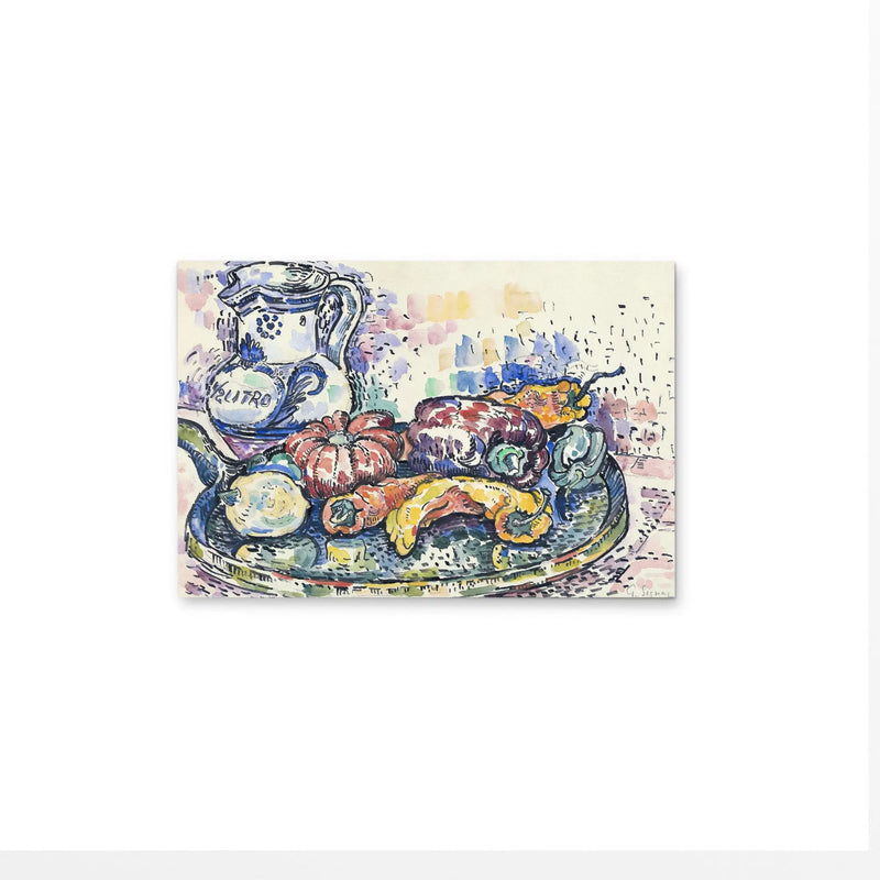 Still Life with Jug by Paul Signac - Stretched Canvas Print or Framed Fine Art Print - Artwork I Heart Wall Art Australia 