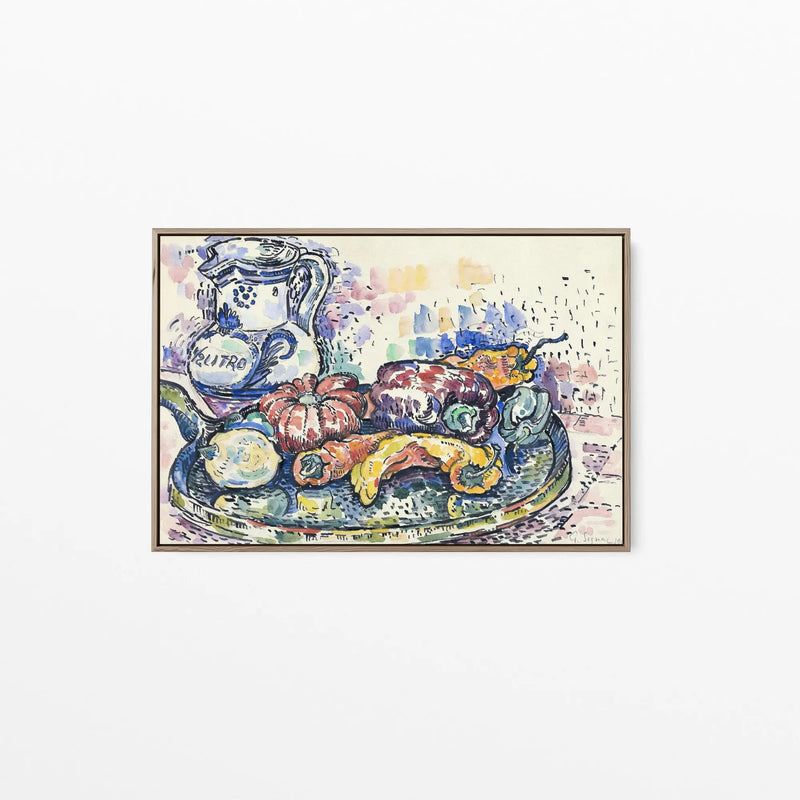 Still Life with Jug by Paul Signac - Stretched Canvas Print or Framed Fine Art Print - Artwork I Heart Wall Art Australia 