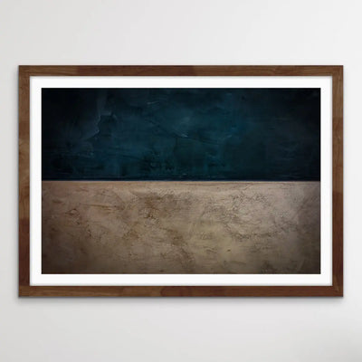 Storm Is Coming  - Black and Brown Simple Minimalistic Abstract Landscape Print - I Heart Wall Art