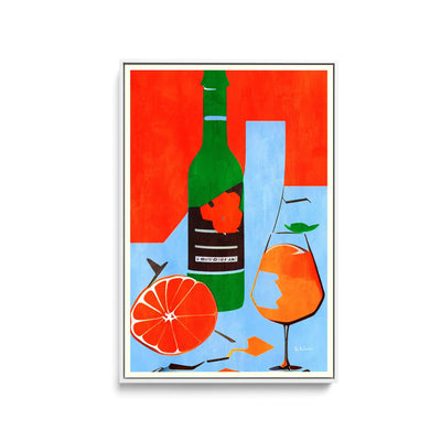 Sunny Picnic In the Park by Bo Anderson - Stretched Canvas Print or Framed Fine Art Print - Artwork I Heart Wall Art Australia 