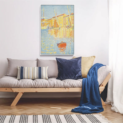 The Buoy (1894) by Paul Signac - Stretched Canvas Print or Framed Fine Art Print I Heart Wall Art Australia 