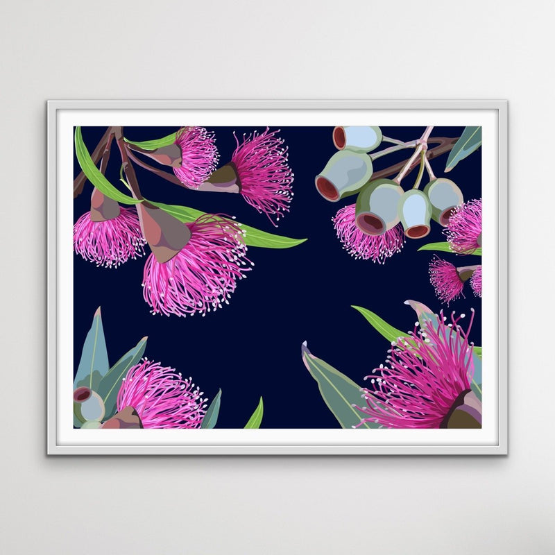 The Colours Of The Bush - Australian Native Eucalyptus Art Print Stretched Canvas Wall Art - I Heart Wall Art