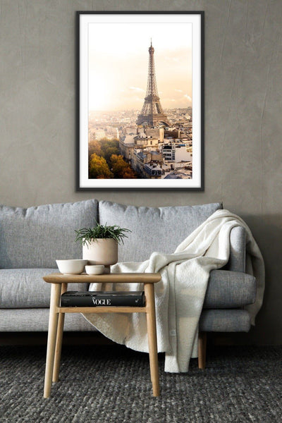 The Eiffel Tower at Dusk - Paris France Photographic Print - I Heart Wall Art