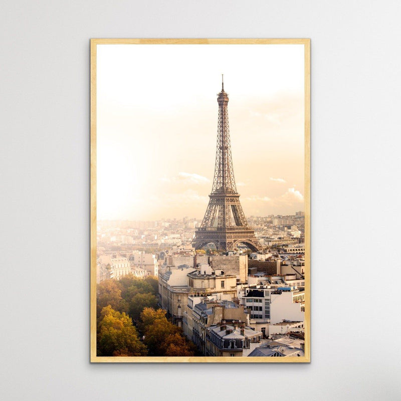 The Eiffel Tower at Dusk - Paris France Photographic Print - I Heart Wall Art